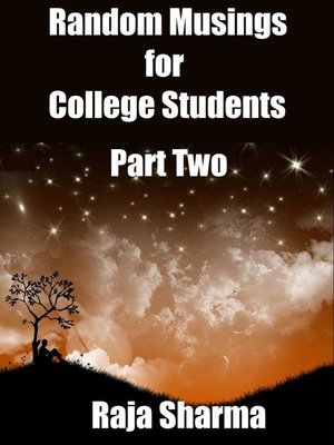 cover image of Random Musings for College Students